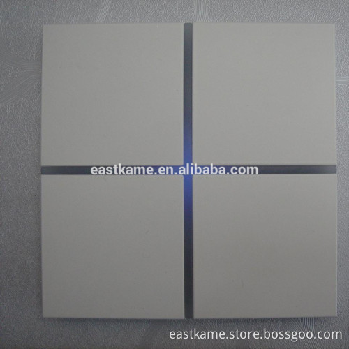 Eastkame 4 gang 21-29v brush material wall switch touch switches for knx system